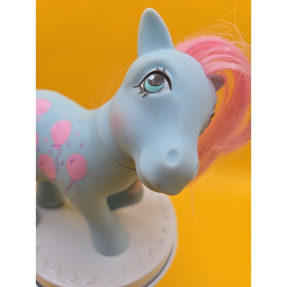 Vintage 1984 Hasbro My Little Pony Mommy Sweet Celebrations Pink & Teal Balloons - Picture 3 of 6